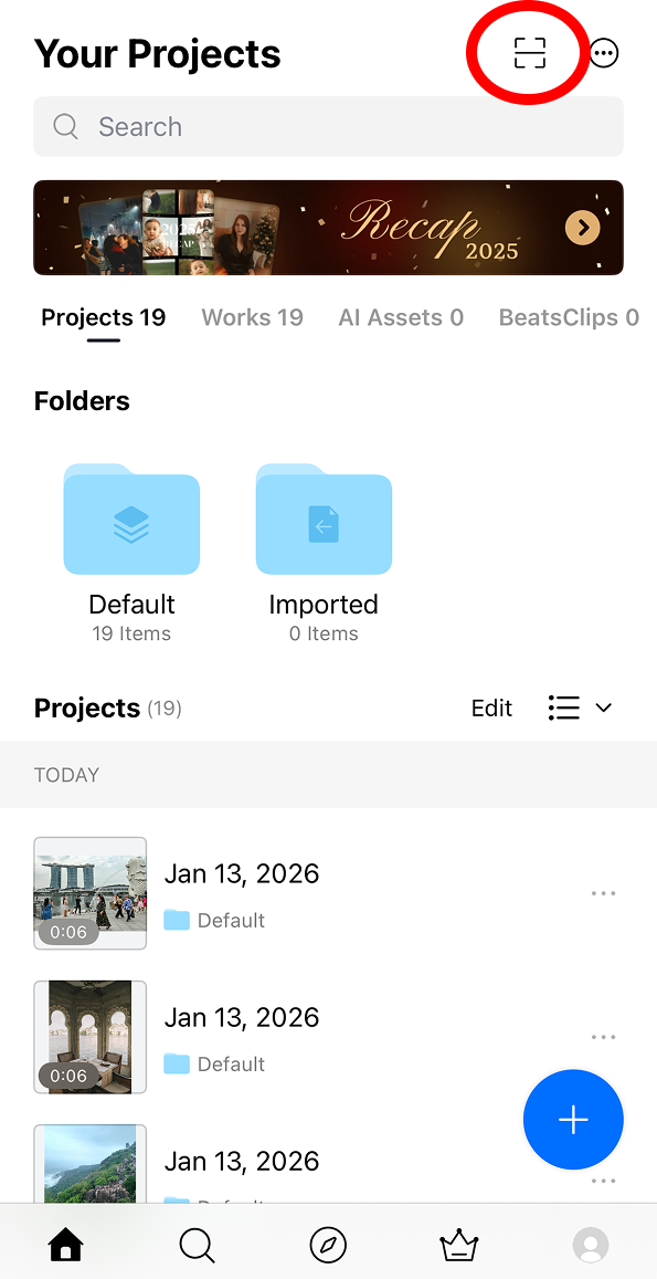 Scan Template screenshot